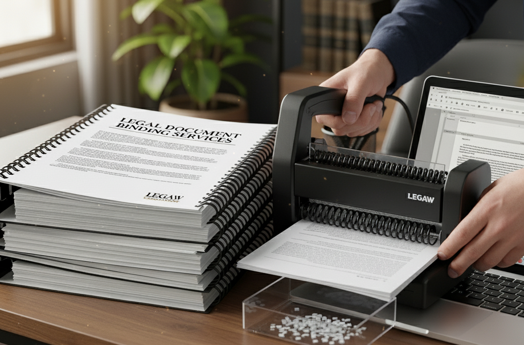 Court-Ready Document Binding in Baton Rouge